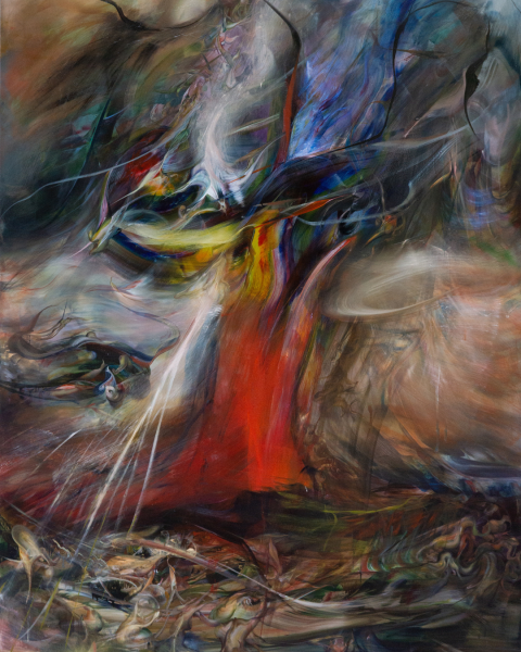 Ruben Pang, Hide and Seek, 2024. Image courtesy of Richard Koh Fine Art.